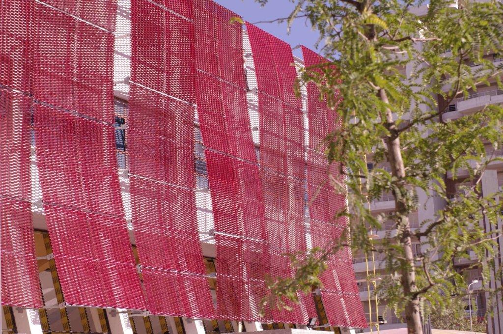 Red facade